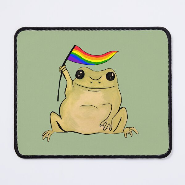 Item preview, Gay Pride Frog designed and sold by DrunkPolarBear.
