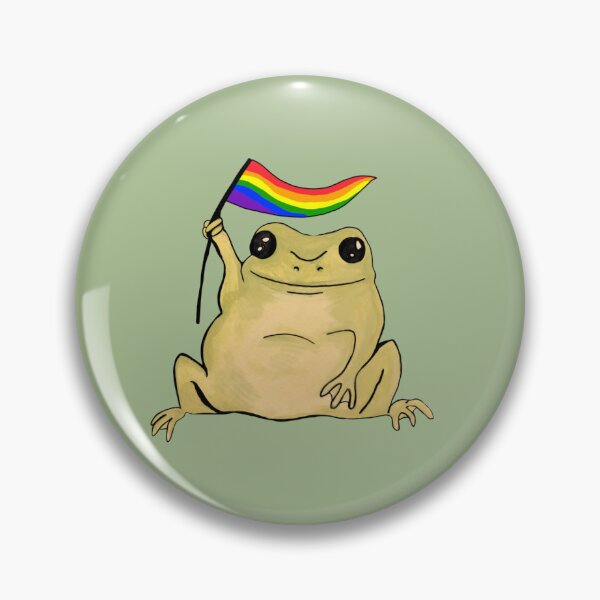 Item preview, Gay Pride Frog designed and sold by DrunkPolarBear.