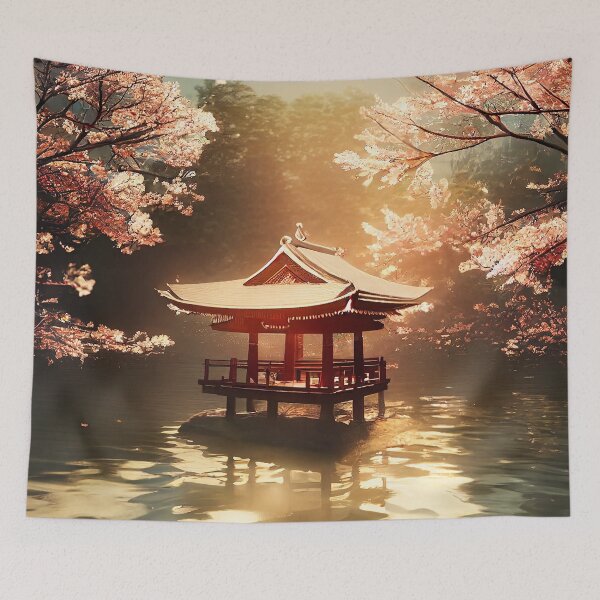 Item preview, Sakura Temple designed and sold by dreamworldscape.