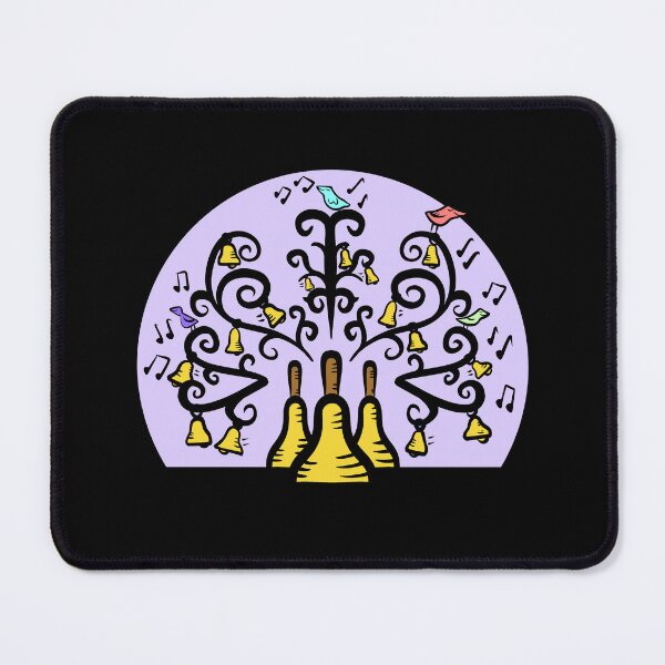 Item preview, Three Handbells Tree Of Music Purple Circle designed and sold by SubtleSplit.