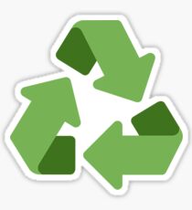 Recycling Symbol Sticker