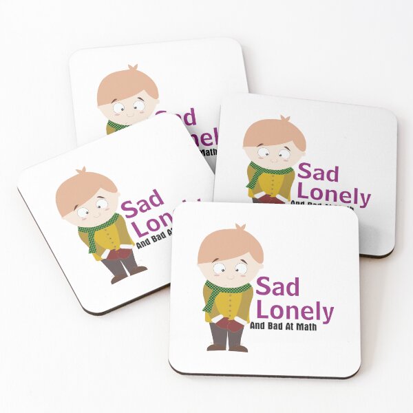 Item preview, Sad Lonely And Bad At Math designed and sold by nirocreative.