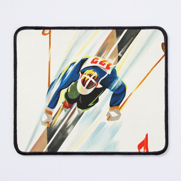 Item preview, SCHWEIZ SKIRENNEN UNTERWASSER Switzerland Vintage Winter Sports Ski Poster 1939 by Martin Peikert designed and sold by retroposters.