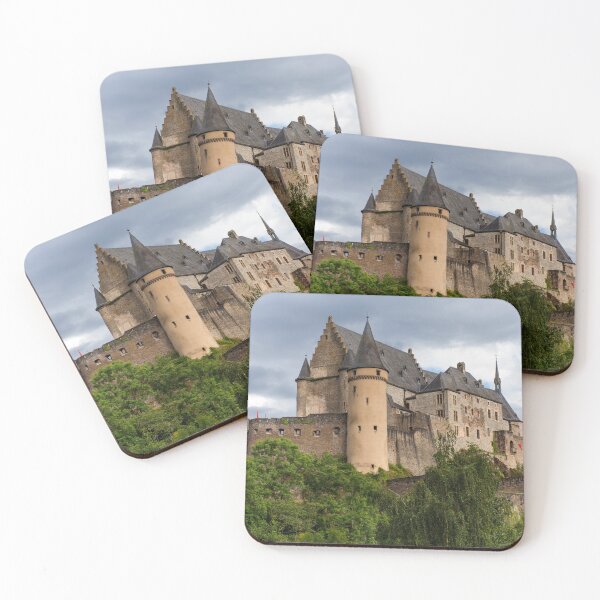 Item preview, A castle with clouds above them and with a dense canopy of trees designed and sold by klimov0101.