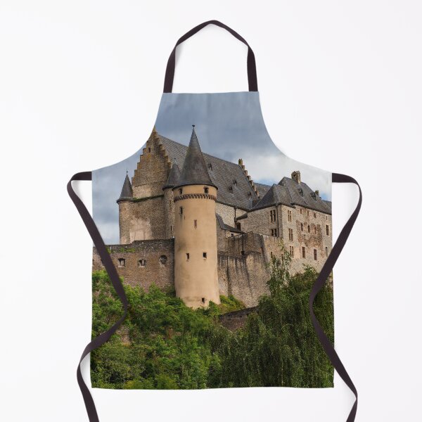 Item preview, A castle with clouds above them and with a dense canopy of trees designed and sold by klimov0101.