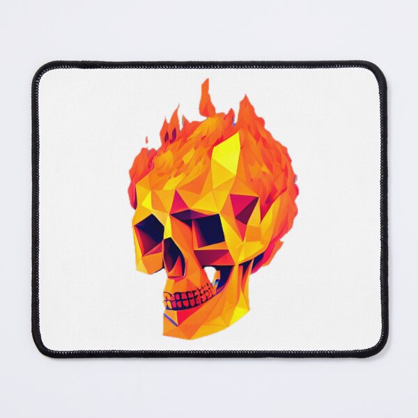 Item preview, fire skull designed and sold by marjard.