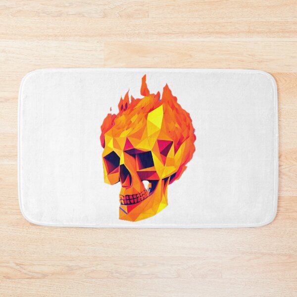 Item preview, fire skull designed and sold by marjard.