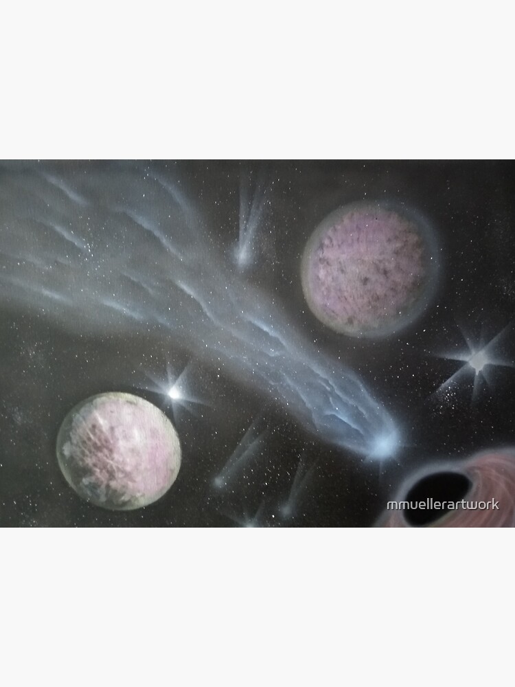 Discover Space Asteroid Blackhole Premium Matte Vertical Poster