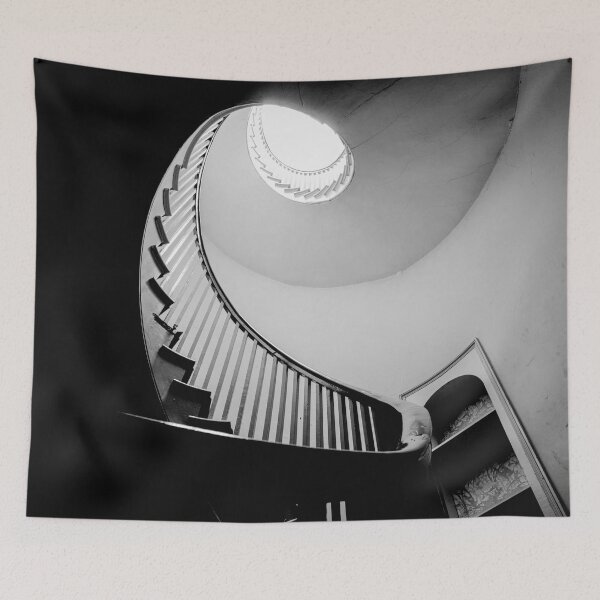 Item preview, Black And White Spiral Staircase  designed and sold by Paul Thompson Photography.