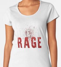 I WOULD LIKE TO RAGE!!! (White) Women's Premium T-Shirt