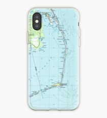 Vintage Southern Outer Banks Map (1957) iPhone Case