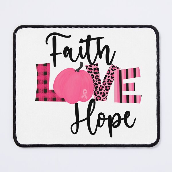 Item preview, Faith Love Hope October Pink designed and sold by Leslie Graves.
