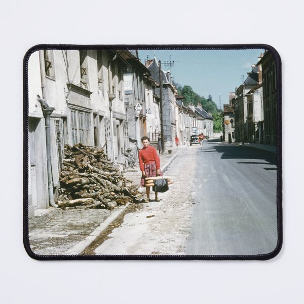 Item preview, 1950s - Street Scene from  Bastogne, Ardennes, Belgium, Europe designed and sold by thatwaslife.