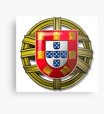 Portugal Flagge Metallbild