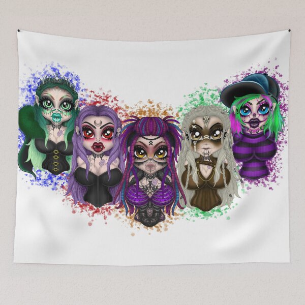 Item preview, The Fierce Five (Bust edition) designed and sold by Darkangelx666.