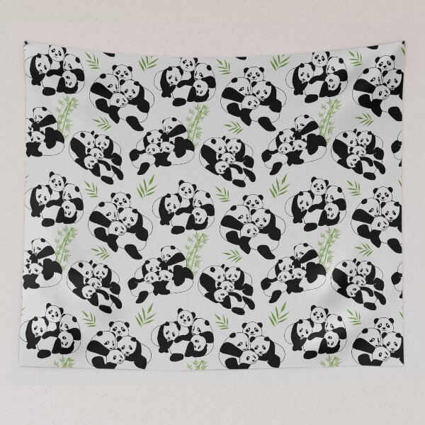 Item preview, Panda Lovers, Cute Baby Panda with Bamboo designed and sold by madtoyman.