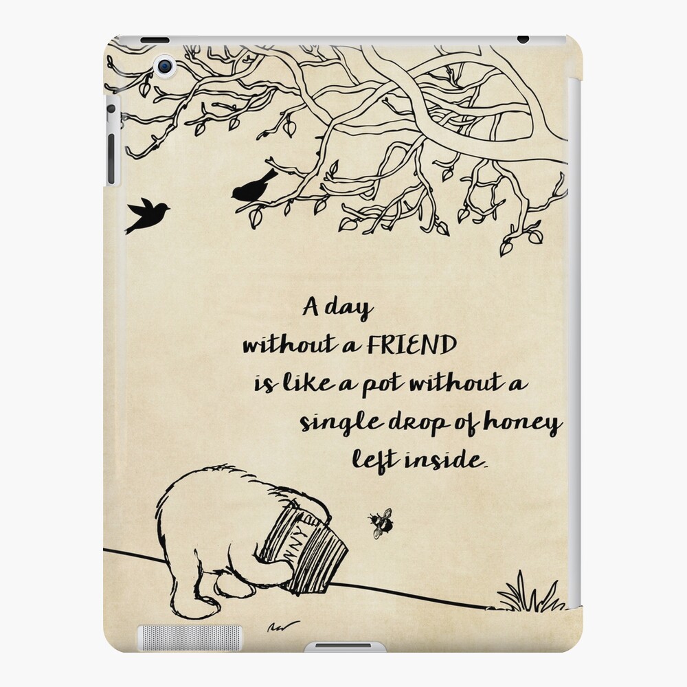 Winnie the Pooh Dictionary Art Print Picture Poster Tigger Vintage Friend Quote
