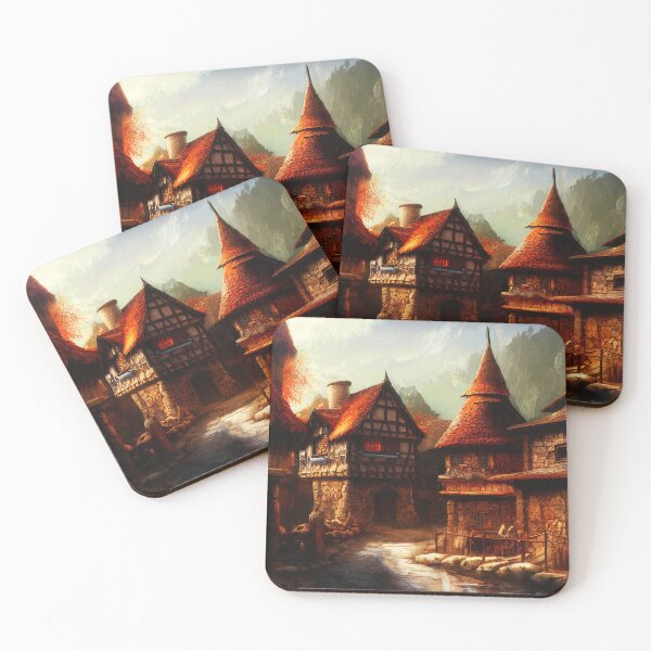 Item preview, The ancient village of Roiroth designed and sold by AM FineArtPrints.
