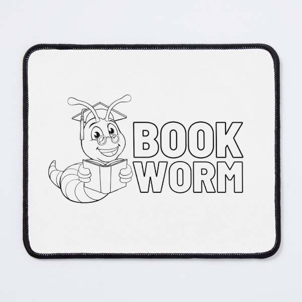Item preview, Funny Cute Book Worm Book Lover Reading Design for Book Lovers designed and sold by MimsTees.