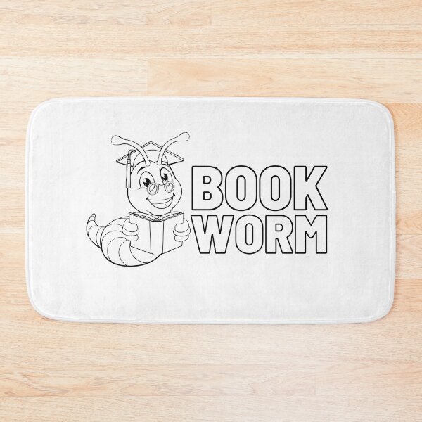 Item preview, Funny Cute Book Worm Book Lover Reading Design for Book Lovers designed and sold by MimsTees.