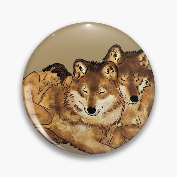 Item preview, The Jungle Book – Mowgli and the Wolves designed and sold by northernhugs.