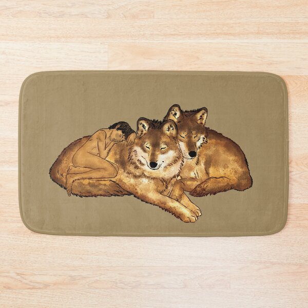 Item preview, The Jungle Book – Mowgli and the Wolves designed and sold by northernhugs.