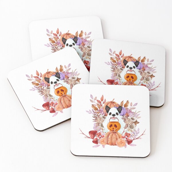 Item preview, Ghost Dog Flowers. Scary Dog. Creepy Dog. Halloween dog .  designed and sold by Doggymadness.