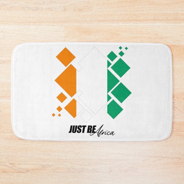 Item preview, Ivory Coast Cubed Flat - w/ text designed and sold by JustBeAfrica.