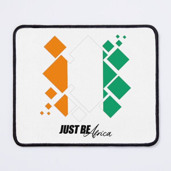 Item preview, Ivory Coast Cubed Flat - w/ text designed and sold by JustBeAfrica.