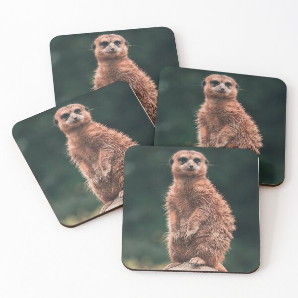 Item preview, cute meerkat is keeping watch african safari designed and sold by SophieHueper.