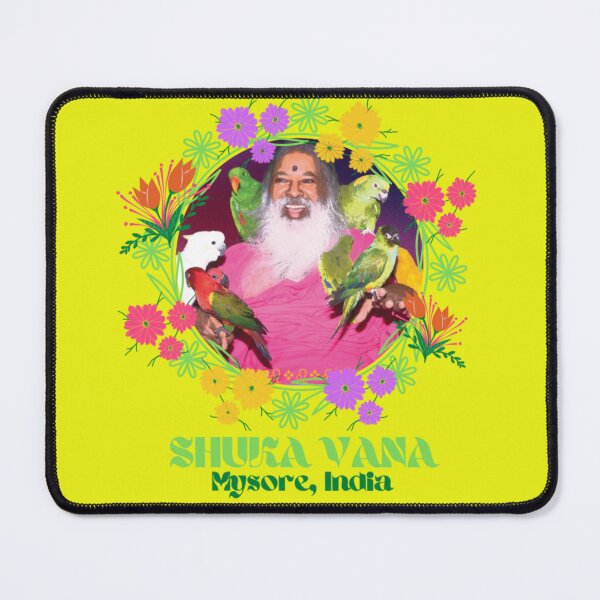 Item preview, Swamiji with birds in Shuka Vana designed and sold by JaiGuruDatta.