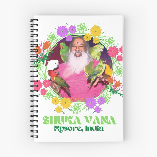 Item preview, Swamiji with birds in Shuka Vana designed and sold by JaiGuruDatta.