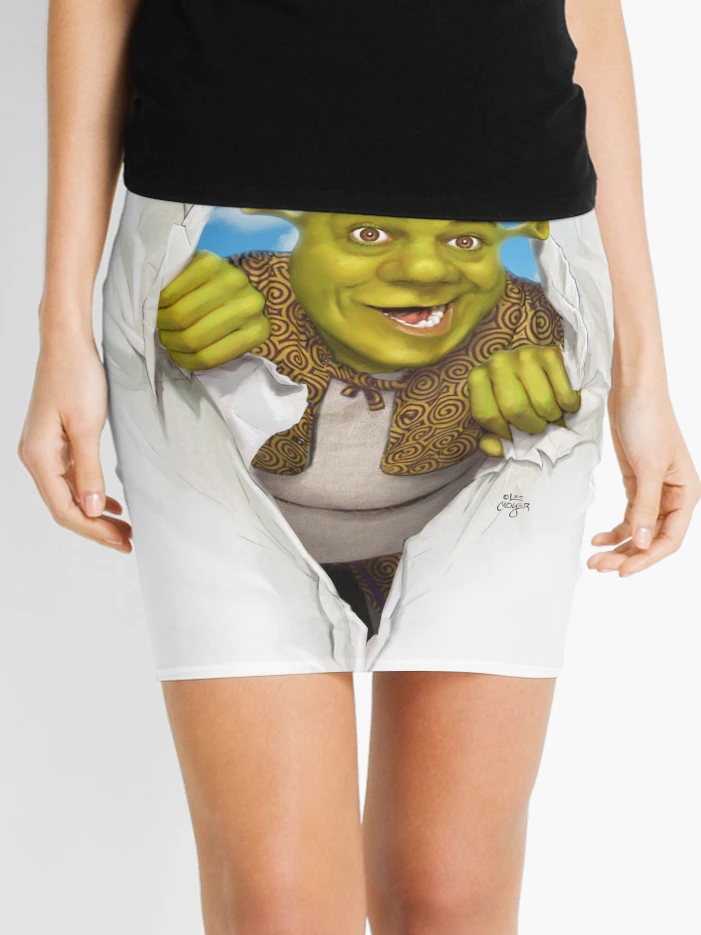 shrek ripping through time and space