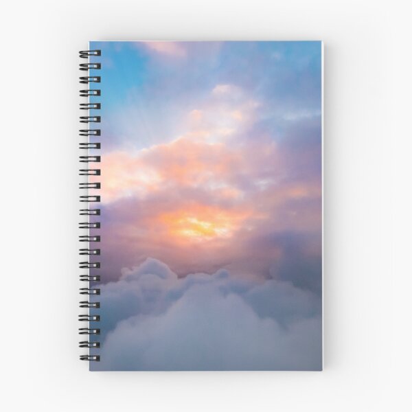 Item preview, Sunrise behind clouds artistic nature print designed and sold by Kashear.