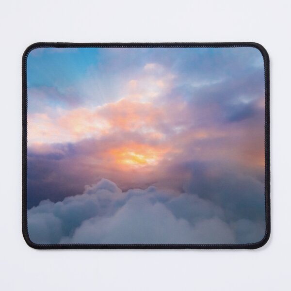 Item preview, Sunrise behind clouds artistic nature print designed and sold by Kashear.