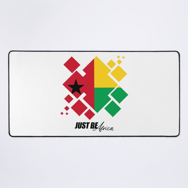 Item preview, Guinea-Bissau Cubed Flat - w/ text designed and sold by JustBeAfrica.