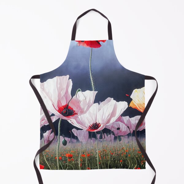 Item preview, Pink and Orange Poppies in a Smoky Field designed and sold by The Oracle of Surrealism Sublime Consciousness.