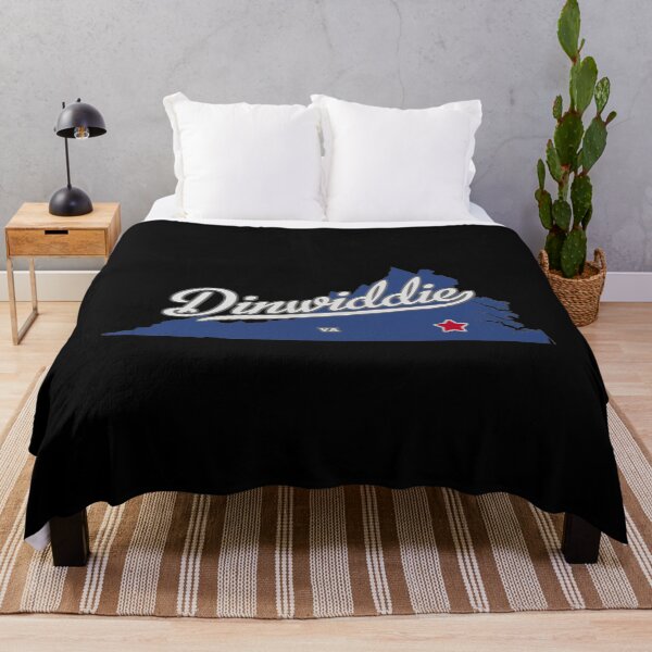 Item preview, Dinwiddie Virginia VA Map designed and sold by impartialfurnit.