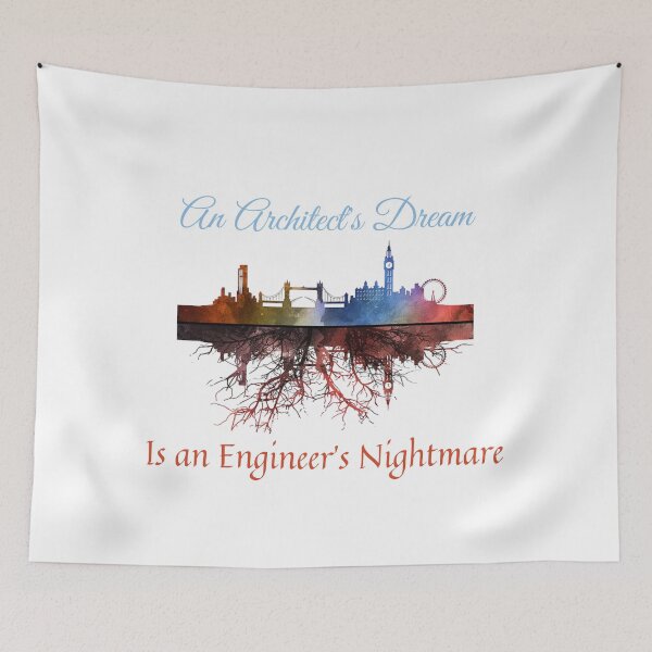 Item preview, An Architects Dream is a Civil Engineers nightmare designed and sold by Gamicnum.