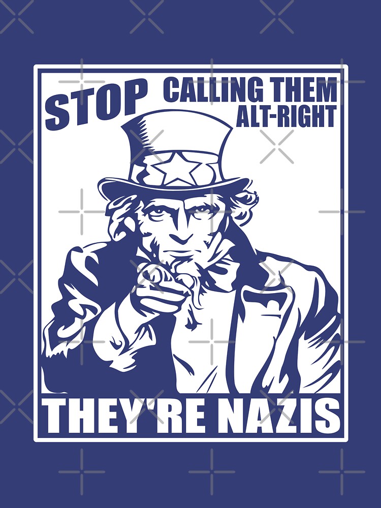 Thumbnail 3 of 3, V-Neck T-Shirt, Alt Right Nazis designed and sold by EthosWear.