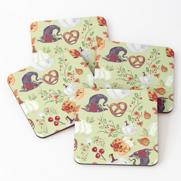 Item preview, Halloween Pumpkin And Flower Pattern designed and sold by autumnchu.