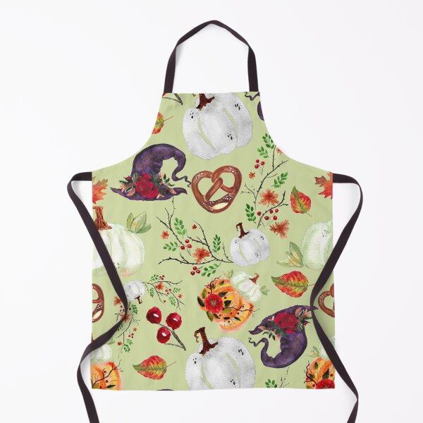 Aperçu de l'œuvre Citrouille d'Halloween et motif de fleurs créée et vendue par autumnchu.