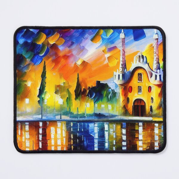 Item preview, Barcelona, Panorama from Parc Guell designed and sold by AM FineArtPrints.