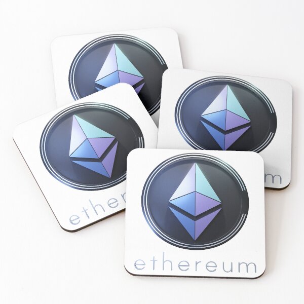Item preview, Ethereum logo and coin with font designed and sold by ColorCube1.
