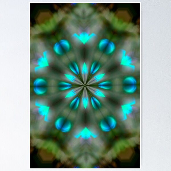 Item preview, Teal Rosette designed and sold by ScaleDesigns.