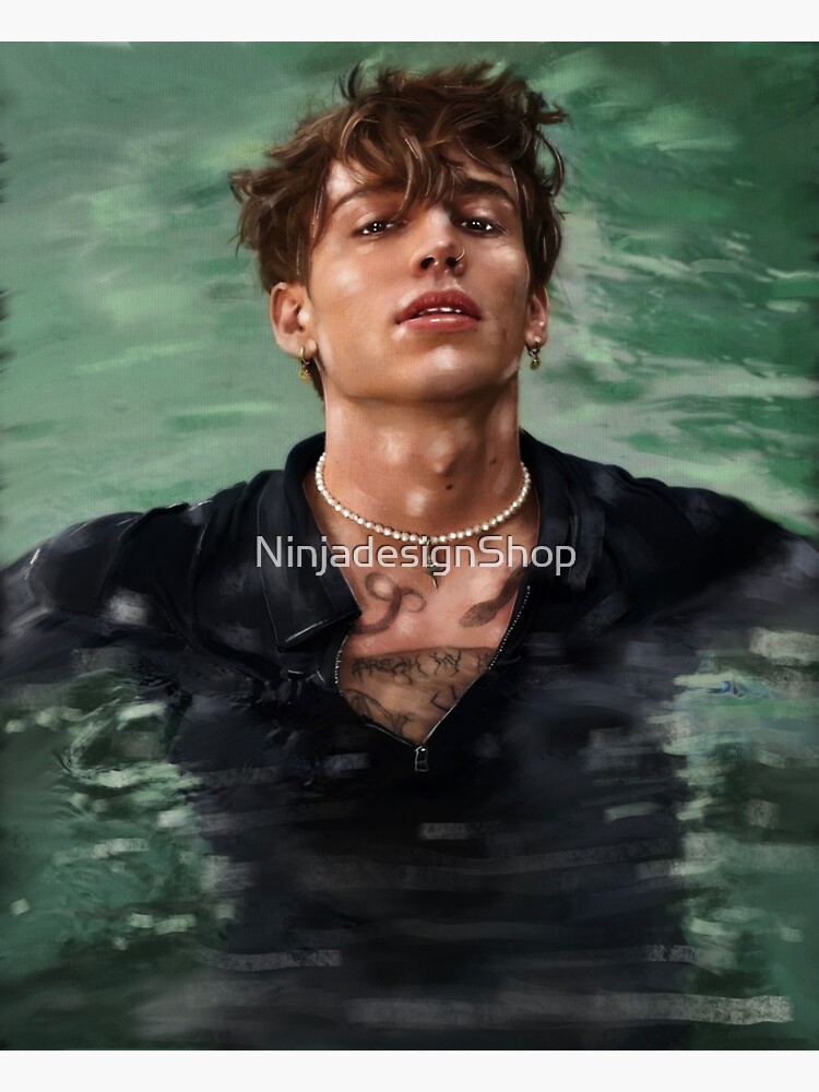 "Aquarel by Vinnie Hacker from Hype House, TikTok" Sticker for Sale by