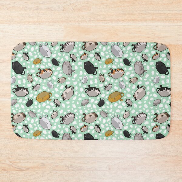 Item preview, All Over Flying Cats - Mint designed and sold by WeirdOwU.