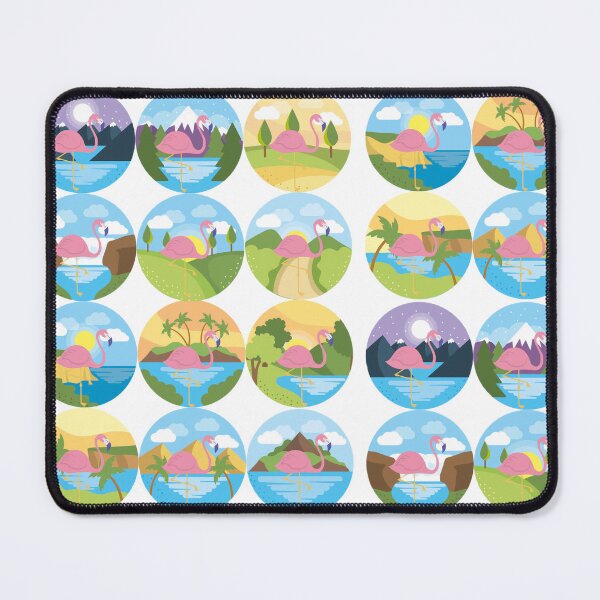 Item preview, memories of the traveling flamingo designed and sold by MYWMC.