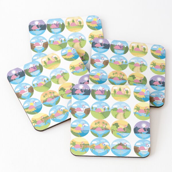 Item preview, memories of the traveling flamingo designed and sold by MYWMC.