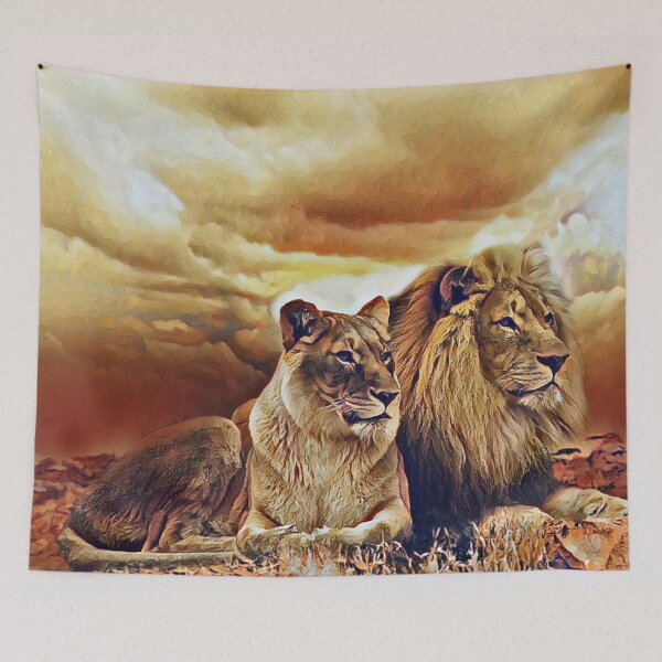 Artikelvorschau, LION COUPLE entworfen und verkauft von KatisDesign.